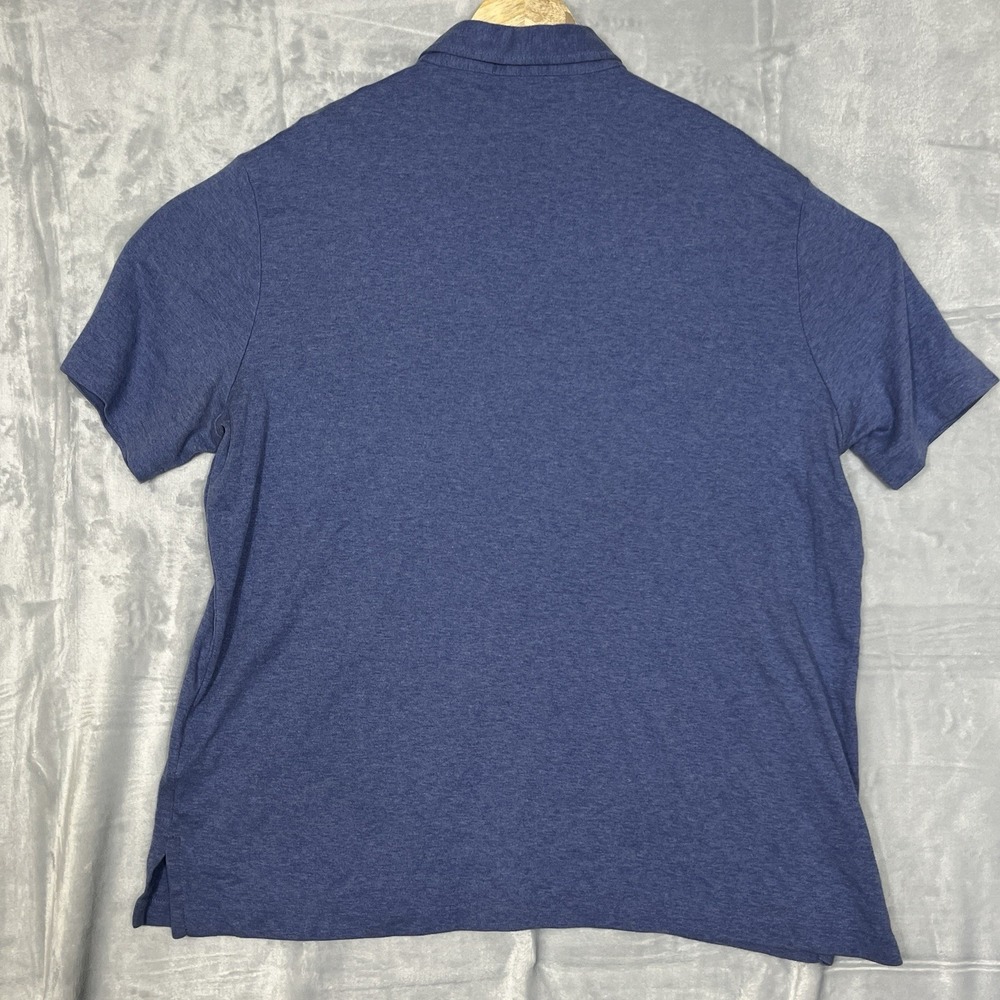 Ralph Lauren Mens Polo Shirt XXL Blue Golf Soft Touch Cotton Knit Casual Preppy - Picture 5 of 6